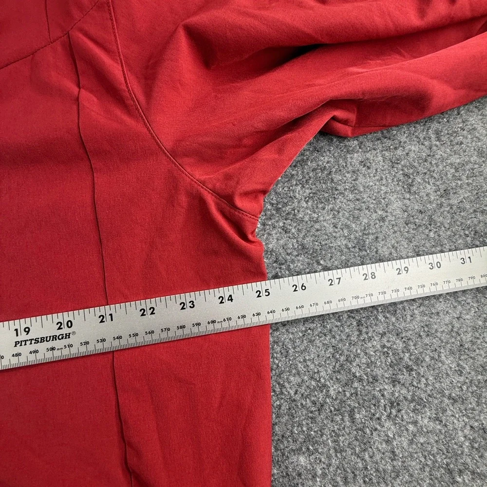Nike Alabama Crimson Tide Mens Large Red Full Zip Windbreaker Jacket Mesh Lined